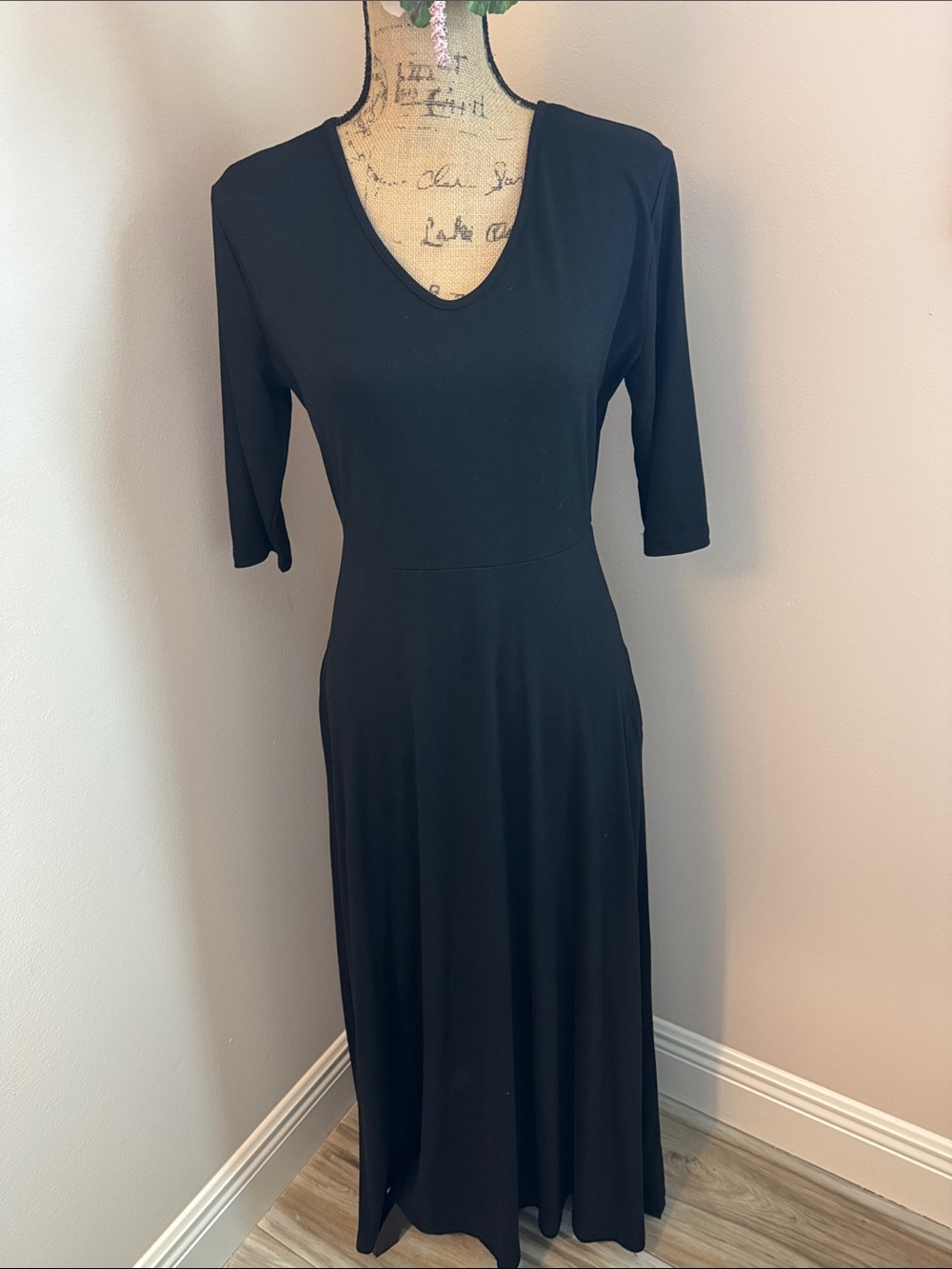 Lightweight Knit Jersey Maxi Dress